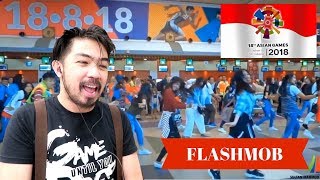 VIRAL UYYY! [FLASHMOB ASIAN GAMES 2018] ‘Meraih Bintang’ Via Vallen - Bandara SMB II PALEMBANG screenshot 4