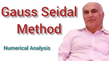 Gauss Seidal Method | Numerical Methods | Bsc Math | Engineering Mathematics | iterative Method