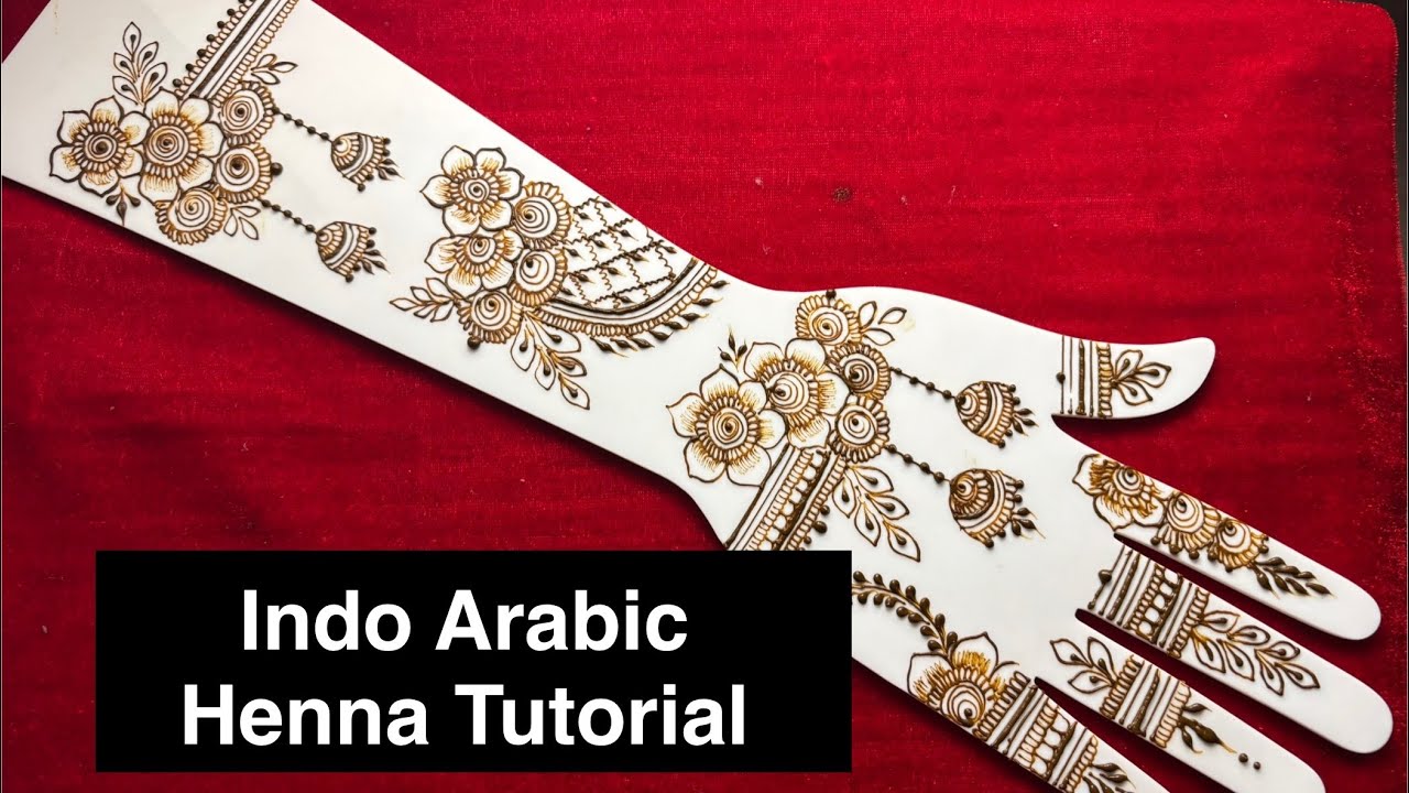 Free Mehndi Class day 20|Indo Arabic style Mehndi Tutorial step by step | 
