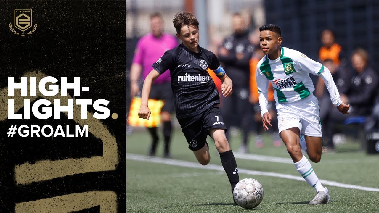 Highlights FC Groningen onder-14 - Almere City FC | Halve finale beker