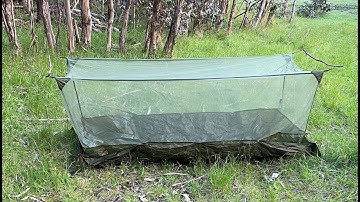 Camping at Tallarook. New Alton Ground Bug Net