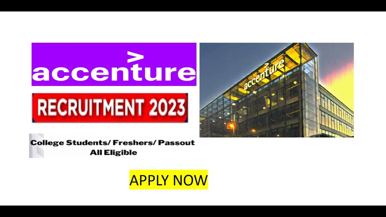 ACCENTURE Biggest Off Campus Hiring for 2023 & 2022 Batch Freshers ...