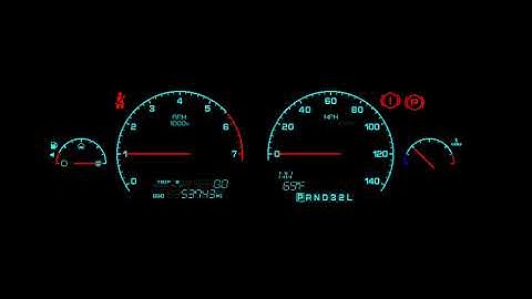 Modern instrument cluster animation [Mspaint derivative]