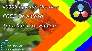 0005 Davinci Resolve My FREE Templates for Fusion - Triangle Rainbow Transition