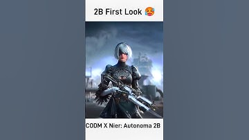 2B CODM x Nier Autonoma First look 🥵 #shorts #codm #codmobile #nierautomata