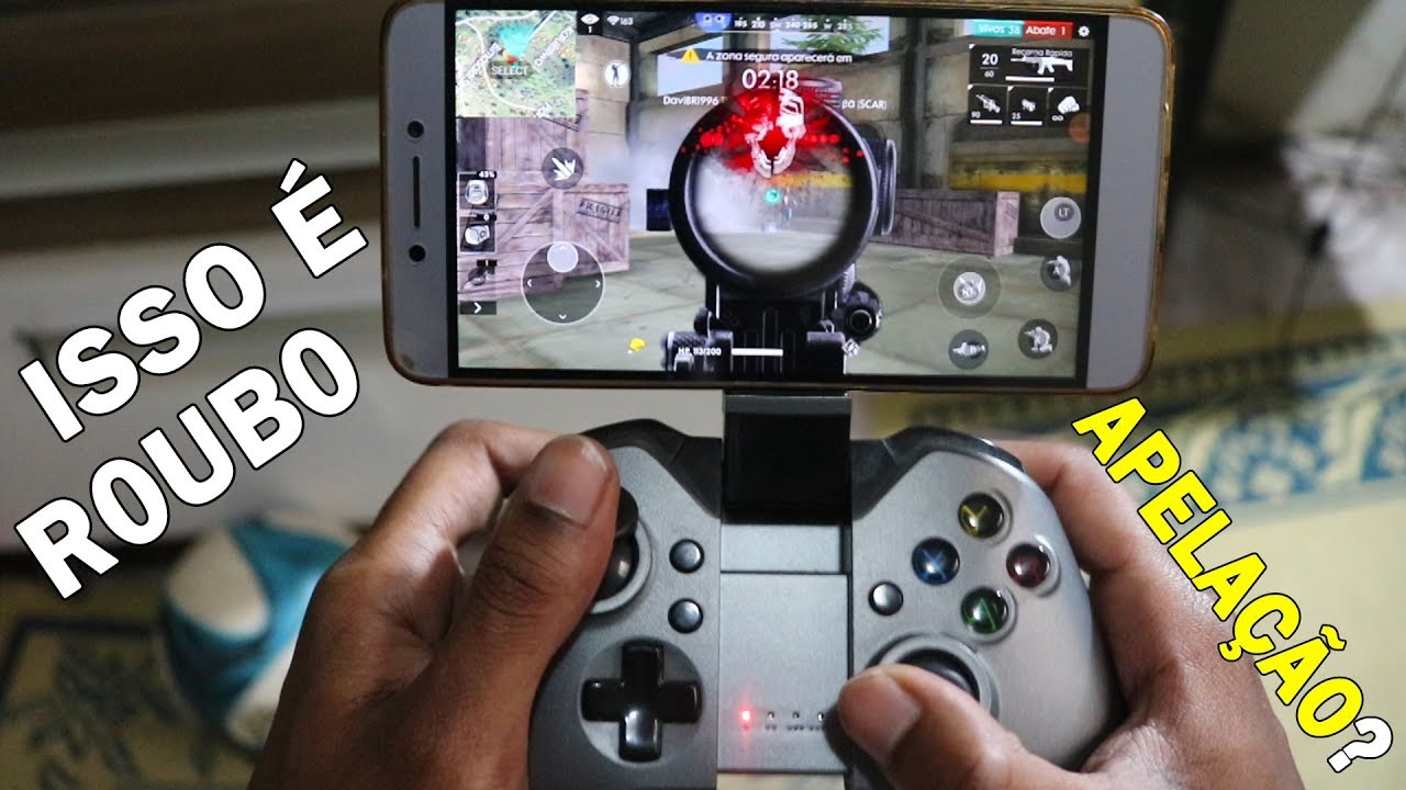 Controle Para Celular - Jogo Futebol Freefire Va-13 - Gamepad