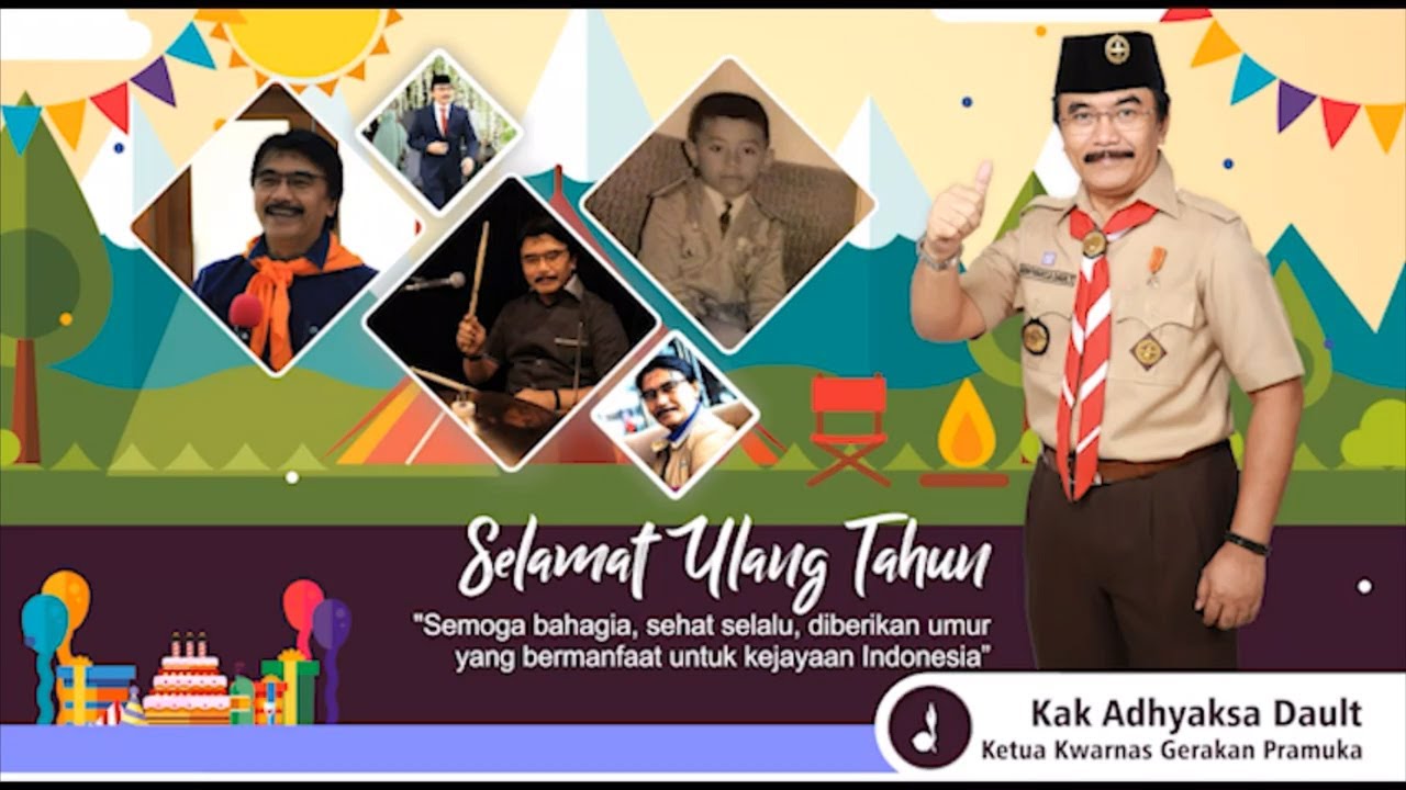 Ucapan Selamat di Ulang Tahun Adhyaksa Dault yang ke 54 