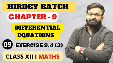 NCERT Exercise 9.4 Question No. 18 to 23 I Class 12th Mathematics