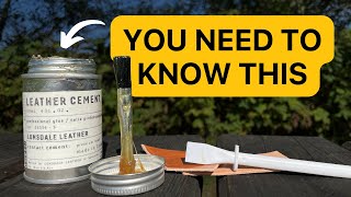 Leather Cement Won’t Work Unless You Do This! Glue Science