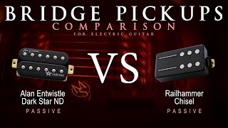 Alan Entwistle DARK STAR ND vs Railhammer CHISEL - Bridge Guitar