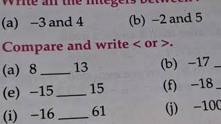 CHAPTER INTEGERS PART -2 | ABSOLUTE VALUE | GREATER THAN LESS THAN AND EQUAL TO