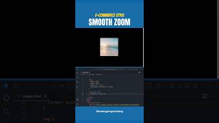 Smooth Image Zoom on Hover 🔍 #WebDesign