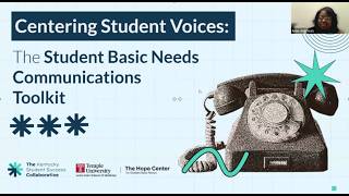Centering Student Voice Experiences: The SBN Communications Toolkit