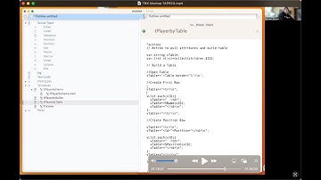 Tinderbox Meetup April 1, 2023 Video: Lists, Tables, Action Code and Export Code Oh Boy!