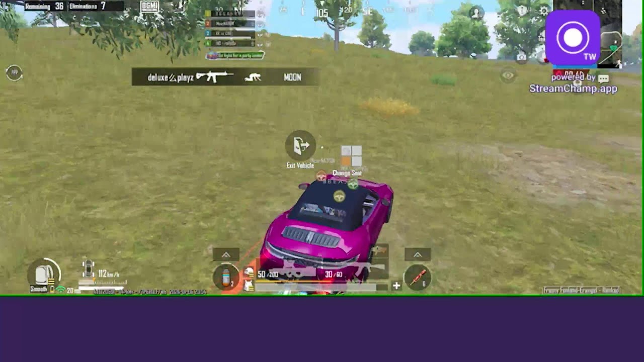 Broadcast powered by StreamChamp