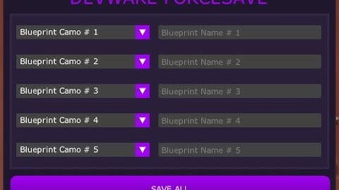 Devware Force Save
