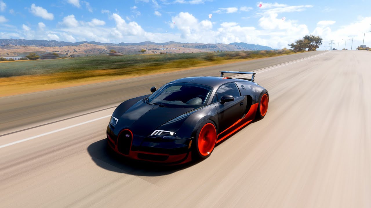1470HP Bugatti Veyron Super Sports - Forza Horizon 5 Gameplay | AMD RX 590