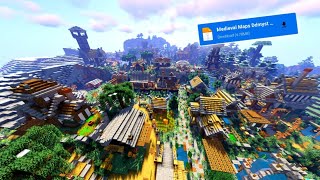MCPE VILLAGER CITY MAP SHOWCASE VERY COOL!! VERY HUGE!! Minecraft PE MCPE screenshot 5