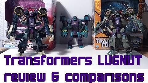 Transformers Lugnut review and comparison: RTS to United to Animated