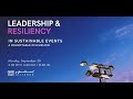 Resilience and Leadership in Sustainable Events