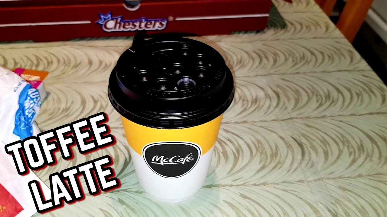 McDonald's Toffee Latte Food Review YouTube