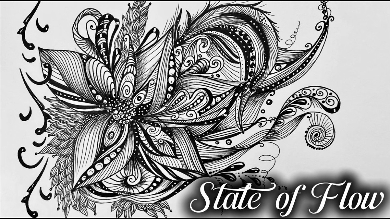 This Zentangle Was Drawn in a State of Flow