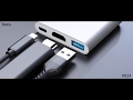 Type C   Xaб конвертер Hoco HB14 Type C на USB3 0+HDMI+Type C