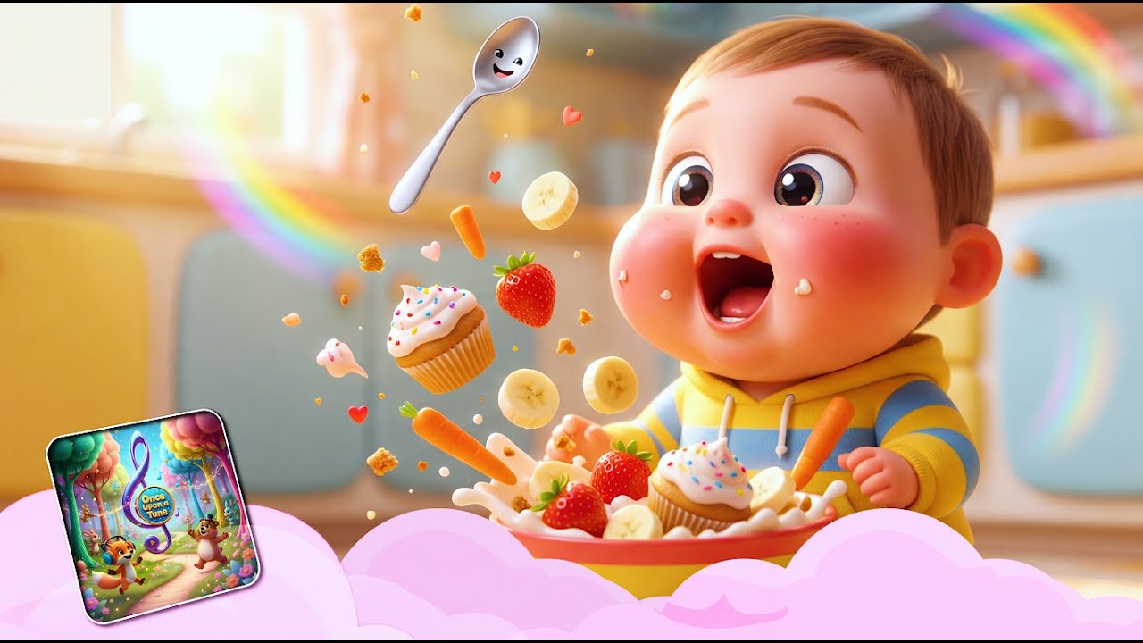 Yummy in My Tummy | Fruits & Veggies Fun | Kids Nursery Rhymes 🌈🍎