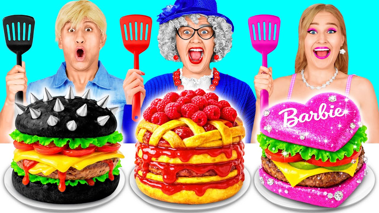 Кулинарный Челлендж: Барби Против Бабушки | Вкусные Рецепты от ChallengeTeen