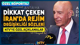 Tom Barrackın Ntvye Özel Açıklamalarında Çarpıcı İran Sözleri Ntv