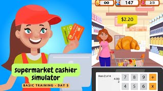 Supermarket Cashier Simulator | Basic Training - Day 5 | #5 screenshot 5
