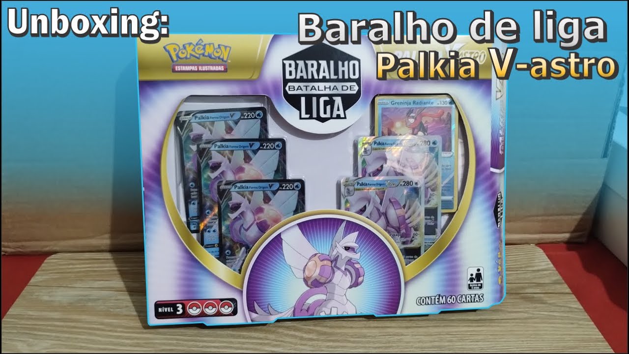 Baralho Batalha de Liga Palkia Forma Origem VASTRO - Zort Games