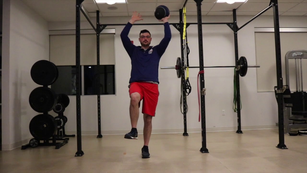 Overhead Stance Form Series: Single Leg Stance with Overhead Head Ball Pass - YouTube