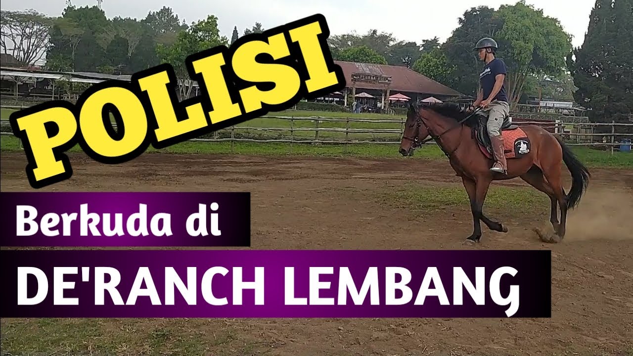 Wisata berkuda ala Cowboy De'Ranch Lembang Bandung