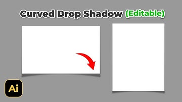 Create Editable Curved Drop Shadow in Illustrator