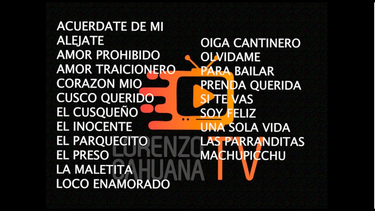 GRUPO MACHU PICCHU DISCO COMPLETO MIX. Augusto Cordova.Cusco.