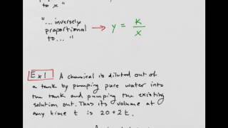 Writing Differential Equations