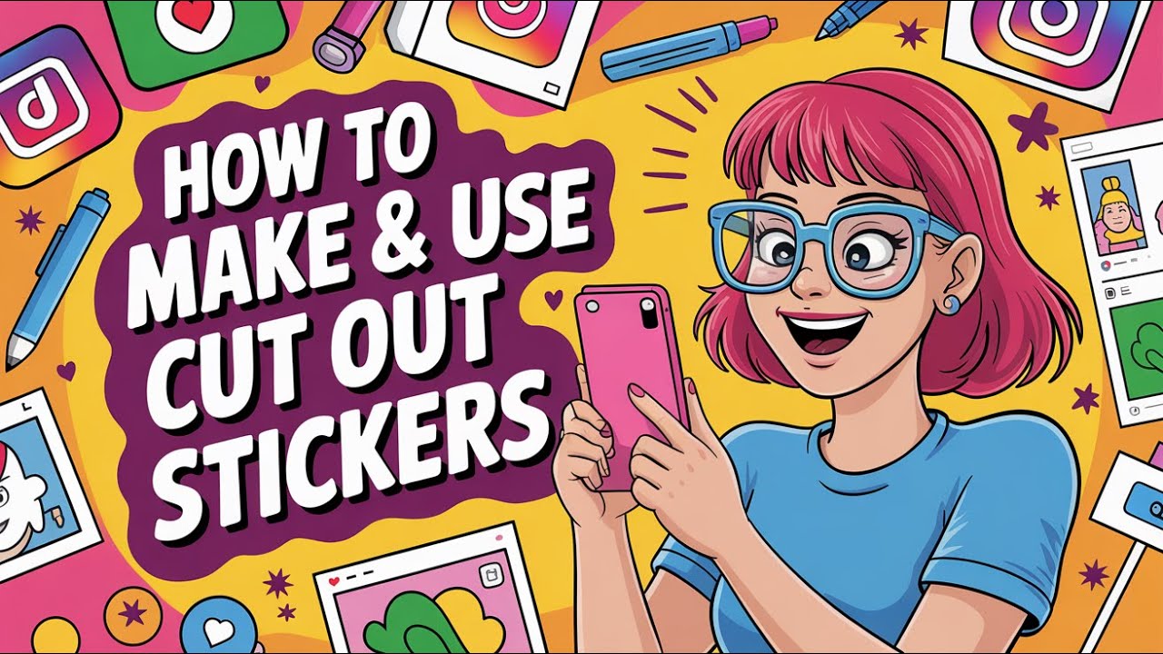 How to Make and Use Cut Out Stickers on Instagram Stories