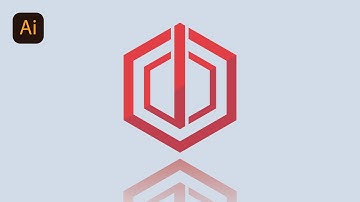 How To Design A Hexagon Logo in Adobe Illustrator | Adobe Illustrator Tutorial | Hexagon