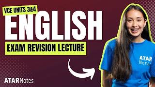 VCE English 3&4 Exam Revision Lecture September 2026