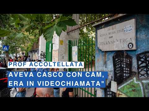 Video Studente accoltella una docente a Roma, i compagni: Aveva casco con cam, era in videochiamata