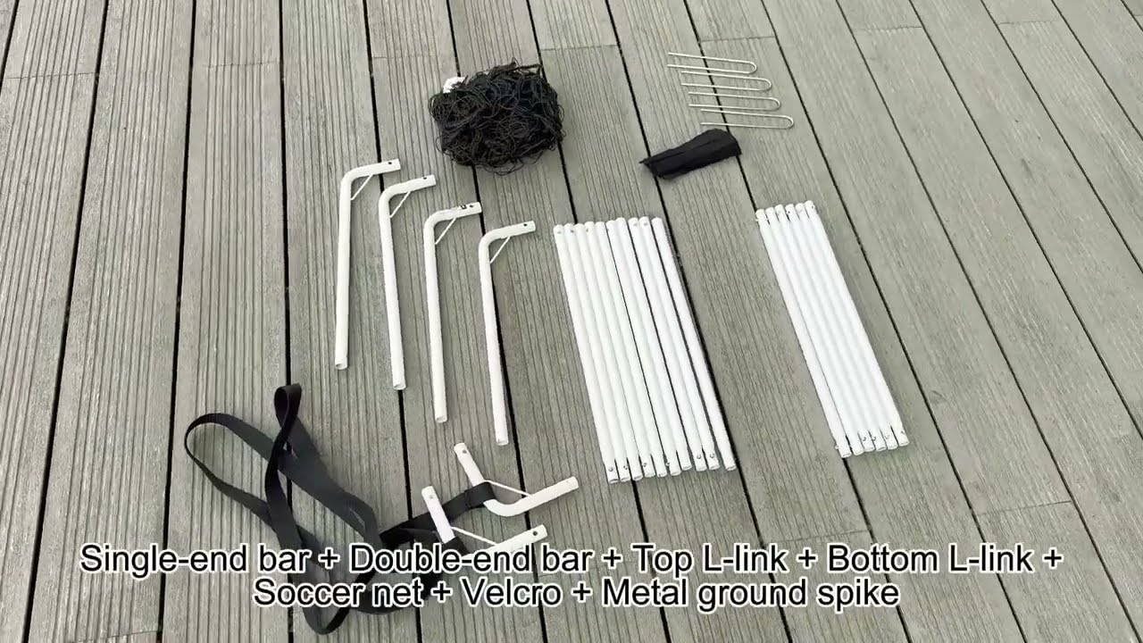 Portable 6x4FT Metal Frame Soccer Goal Installation Instructions