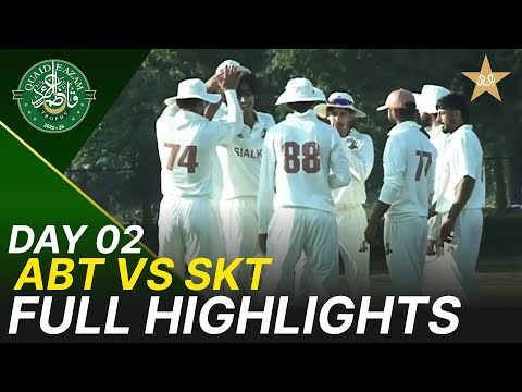 Full Highlights | Abbottabad vs Sialkot | Day 2 | Quaid-e-Azam Trophy 2025-26 | PCB | M2P1K