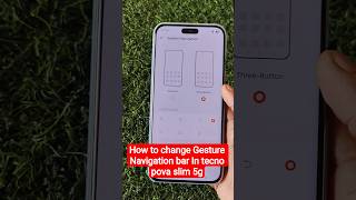 How to Change Gesture Navigation bar In Tecno Pova Slim 5g, All Tecno mobile Navigation bar #short
