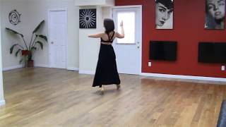 How To Dance Foxtrot Three Eighths Turn Left