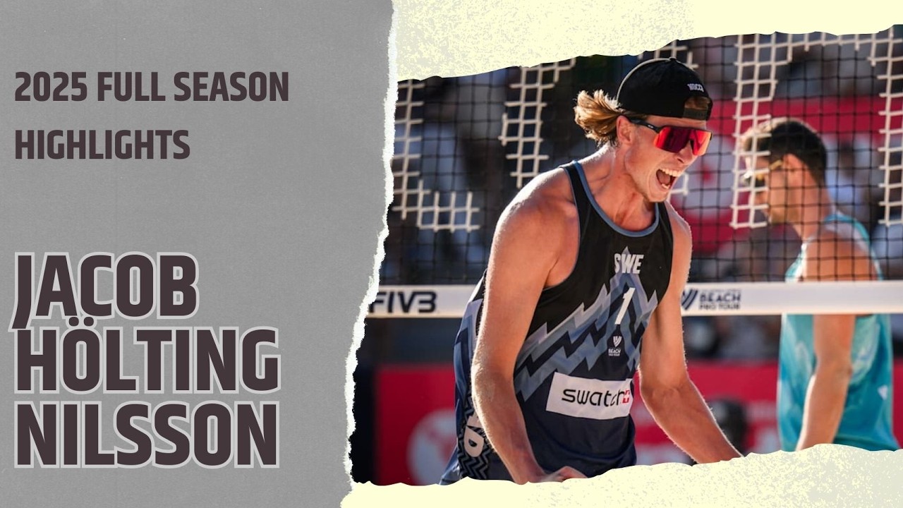 Jacob Hölting Nilsson 2025 Season Highlights | FIVB Beach Pro Tour