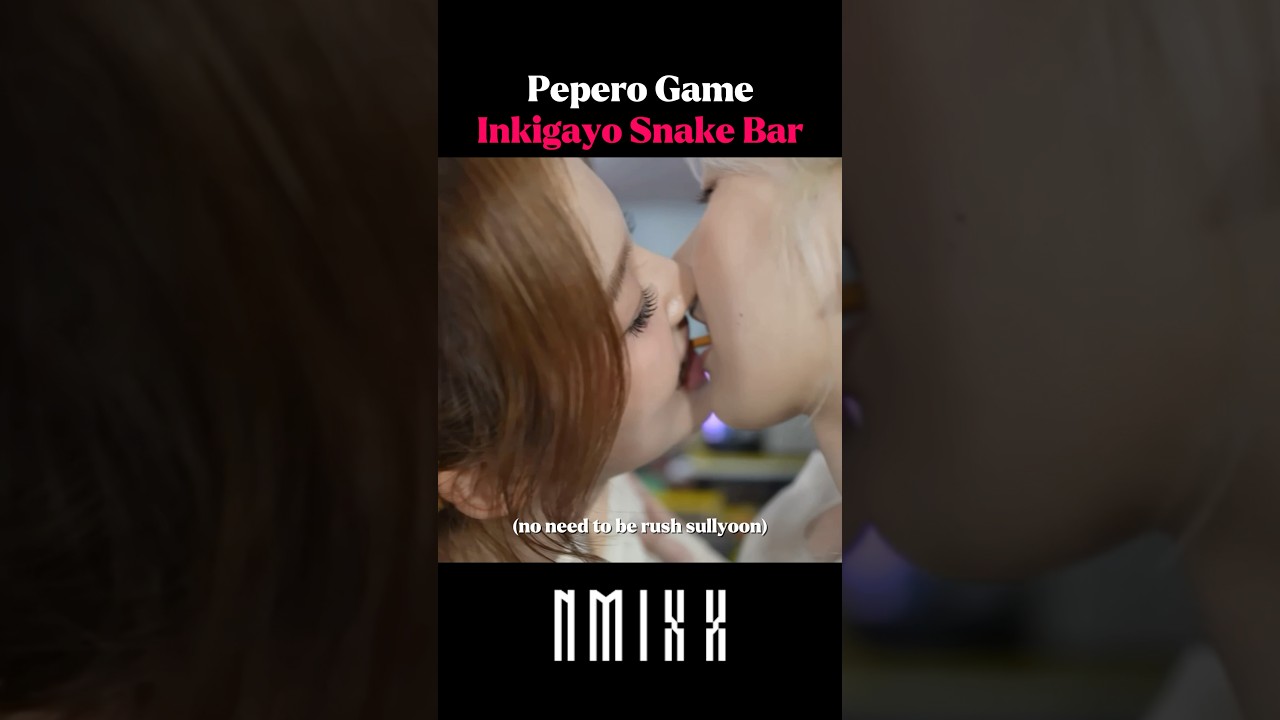 NMIXX doing Pepero Game for the first time in history!!