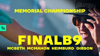 2020 Memorial Championship | FINALB9 LEAD | McBeth, McMahon, Gibson, Heimburg | Jomez Disc Golf