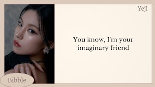Itzy - Imaginary Friend With Easy Lyric Instrumental With Backing Vokal