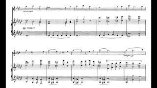 Saint-Saëns - Clarinet Sonata, 3rd & 4th Movs. (piano accompaniment)